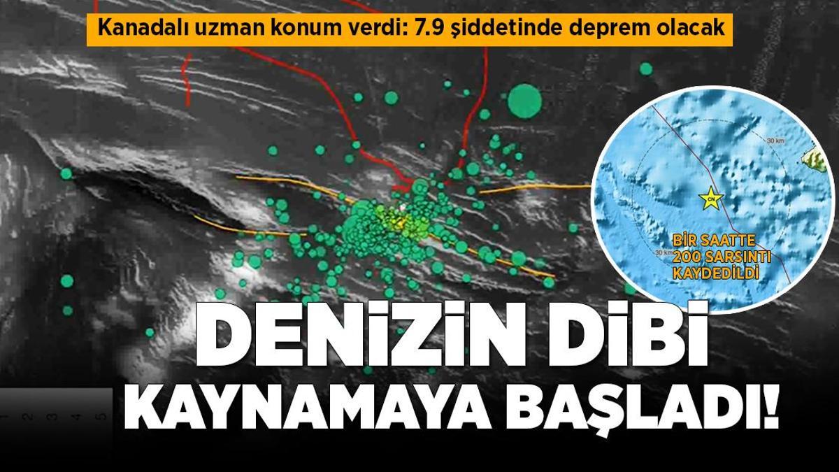 Denizin dibi kaynamaya başladı! Kanadalı uzman konum verdi: 7.9 şiddetinde deprem olacak
