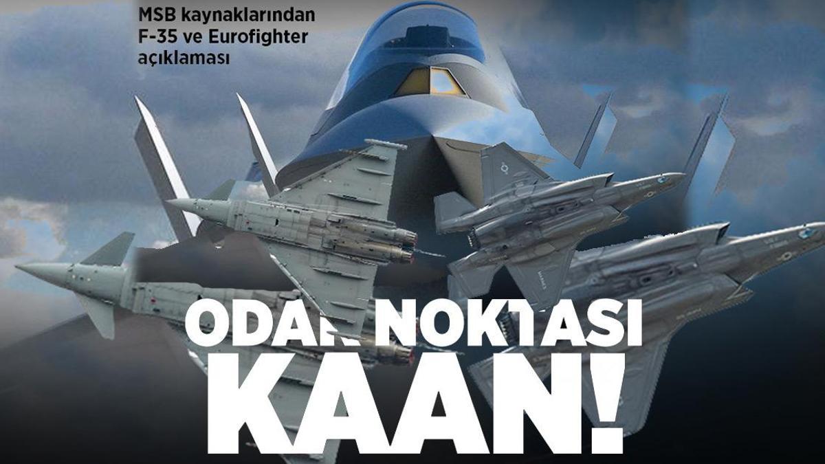MSB kaynaklarından son dakika F-35 ve Eurofighter açıklaması: KAAN’a odaklanmamız lazım!