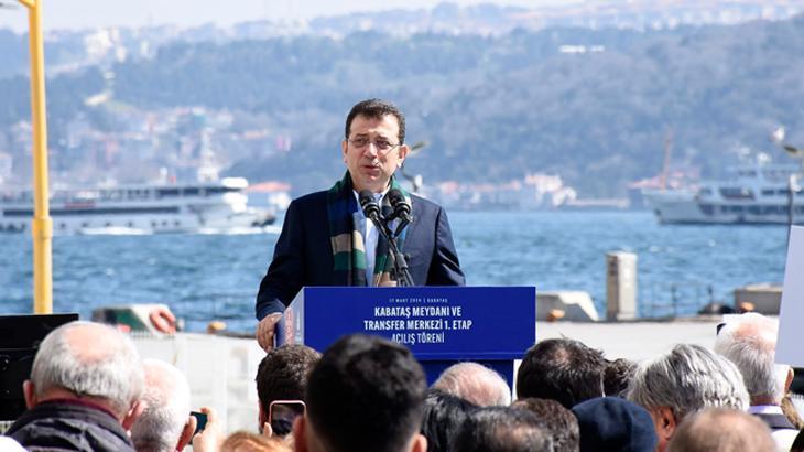 Ekrem İmamoğlu, Kabataş Transfer Merkezi 1. etabını açtı