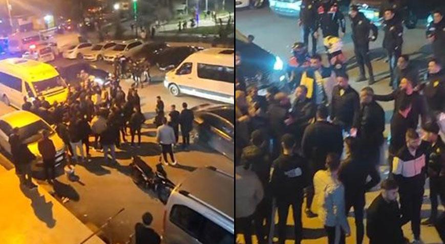 2 grup arasında çıkan kavgaya biber gazı ile müdahale