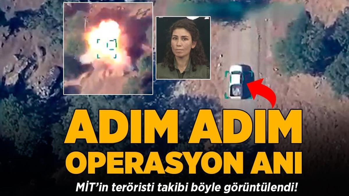 MİT adım adım izledi, teröristi böyle vurdu