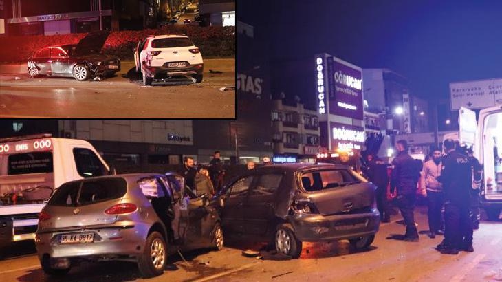 İzmir’de zincirleme kaza: 2 ölü, 7 yaralı