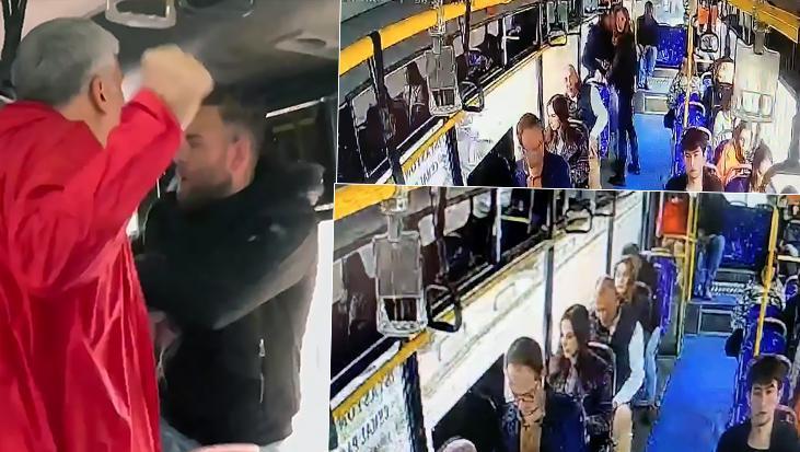 Üniversite öğrencisine otobüste taciz! Araç kamerasına yansıyan rezalet
