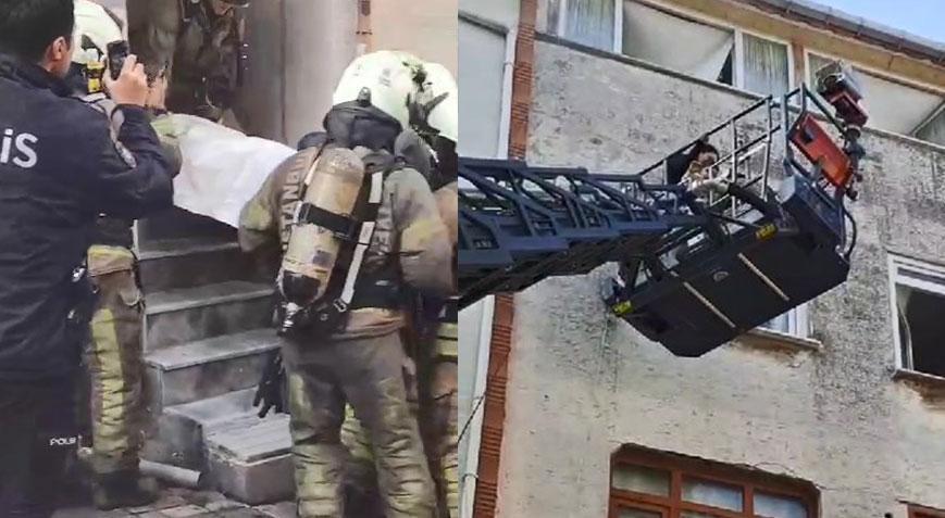 Bayrampaşa’da yangında can pazarı! 1 kişi ağır yaralandı