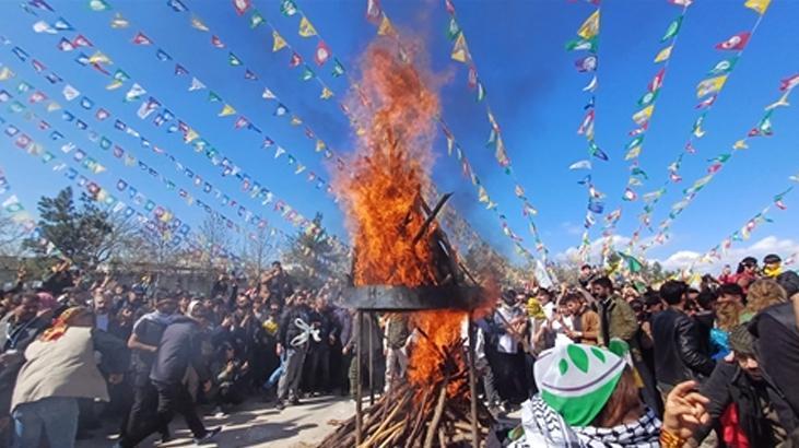 Şanlıurfa’da nevruz kutlamalarında terör örgütü lehine slogan atanlara gözaltı
