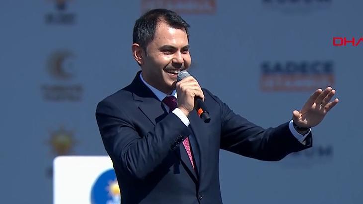 Murat Kurum’dan Yeniden İstanbul mitingi”nde önemli açıklamalar