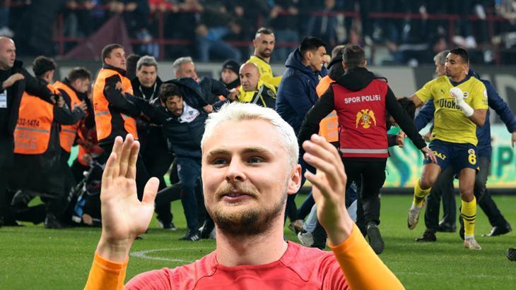 Galatasaraylı Nelsson’dan Trabzonspor-Fenerbahçe maçındaki olaylara tepki: Bir daha asla…