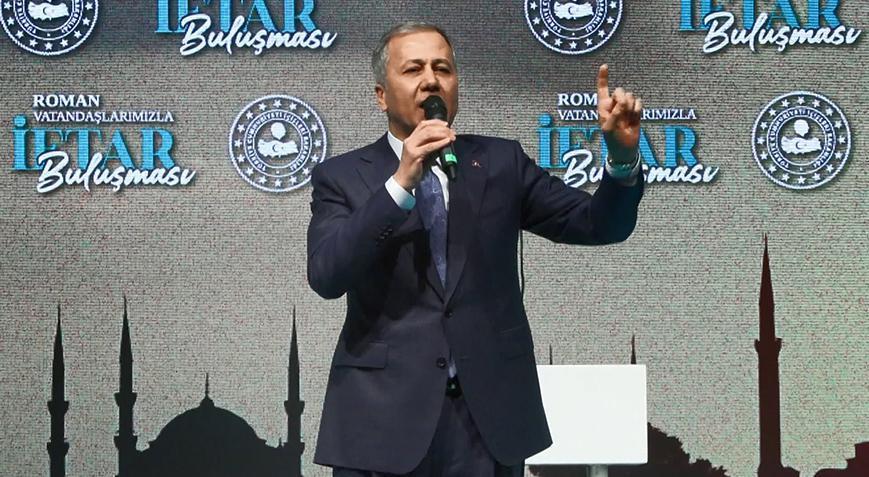 İçişleri Bakanı Ali Yerlikaya Roman vatandaşlarla iftarda buluştu