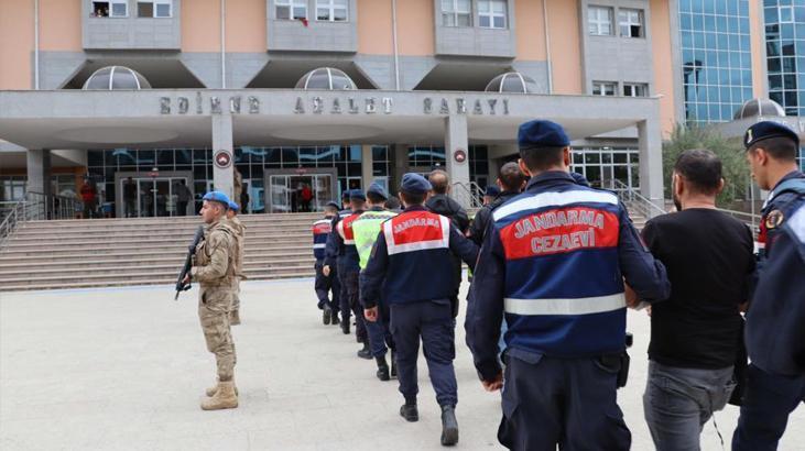 Edirne’deki terör operasyonunda 8 FETÖ ve 5 PKK-KCK üyesi tutuklandı
