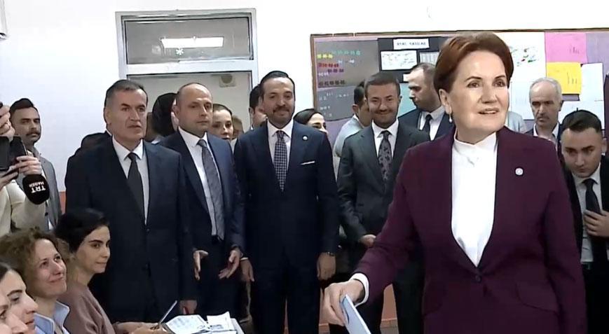 Meral Akşener Ankara’da oy kullandı