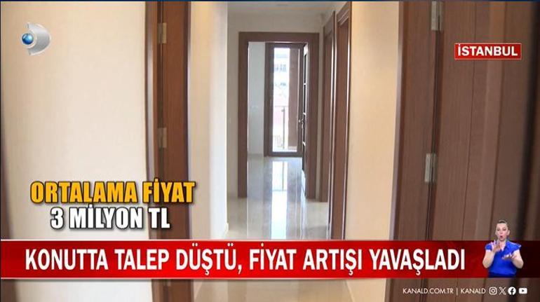 Konut alacaklar dikkat! Talep düştü, fiyat artışı yavaşladı