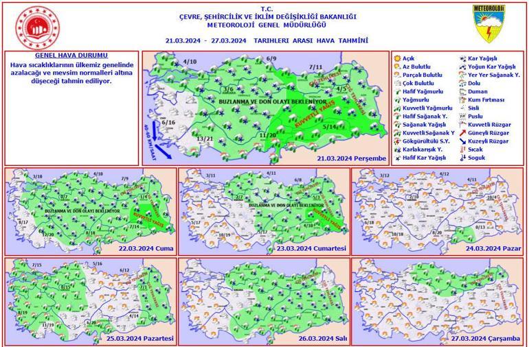 Ankara'da kar yağışı başladı! Meteoroloji haritayı güncelledi, işte il il hava durumu tahminleri...