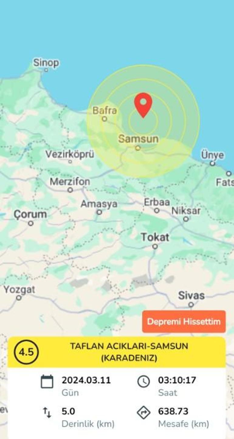 Naci Görür'den Samsun'daki depremle ilgili açıklama