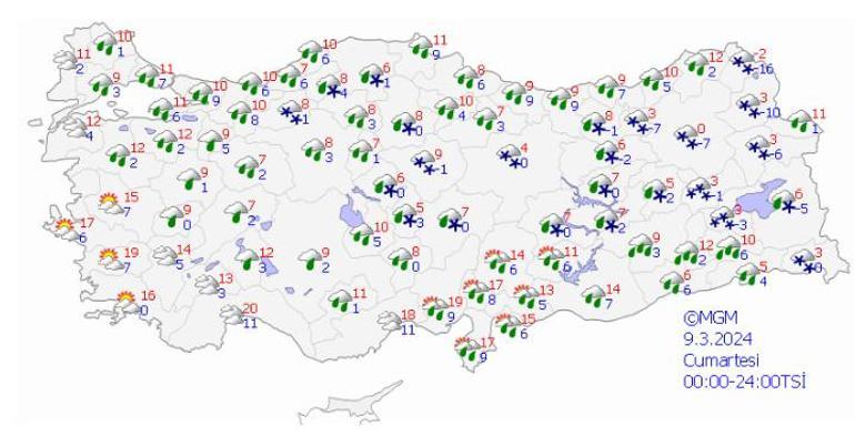 Meteoroloji yeni raporu yayımladı! 7 ile sarı kodlu kar uyarısı