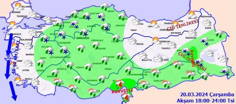 Son dakika... Meteoroloji yeni haritayı paylaştı! İşte il il kar ve yağmur beklenen yerler...