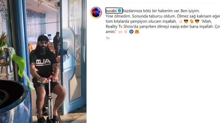 Survivor Turabi Çamkıran paylaşımıyla olay oldu! 'Sayın Acun Ilıcalı'