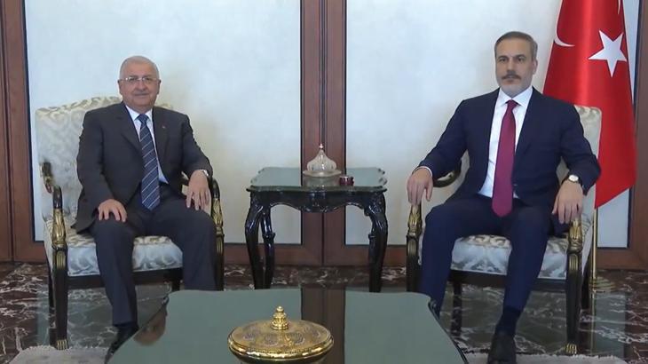 Bakan Güler, Dışişleri Bakanı Fidan bir araya geldi