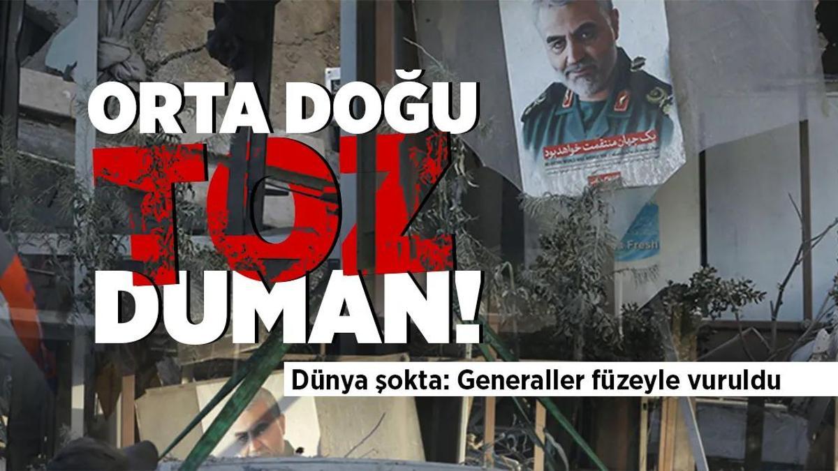Gazze’deki savaşta son dakika… İranlı generaller füzeyle vuruldu! Orta Doğu toz duman