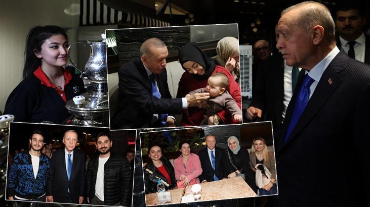 Cumhurbaşkanı Erdoğan iftar sonrası gençlerle buluştu