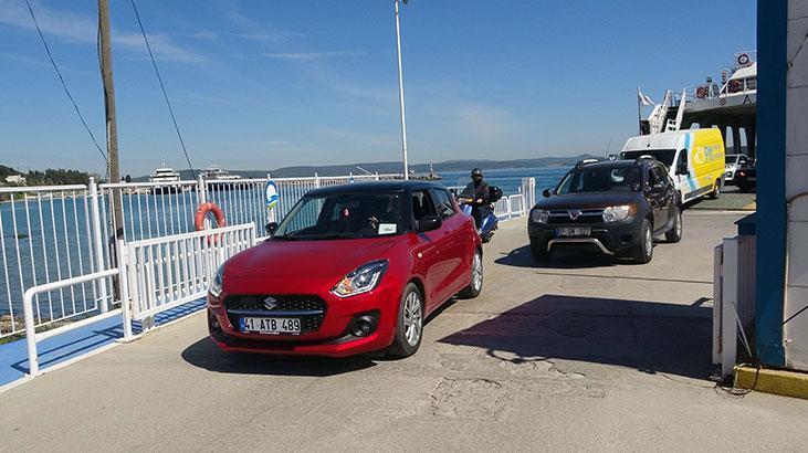 Çanakkale’de bu kez feribot kuyruğu oluşmadı