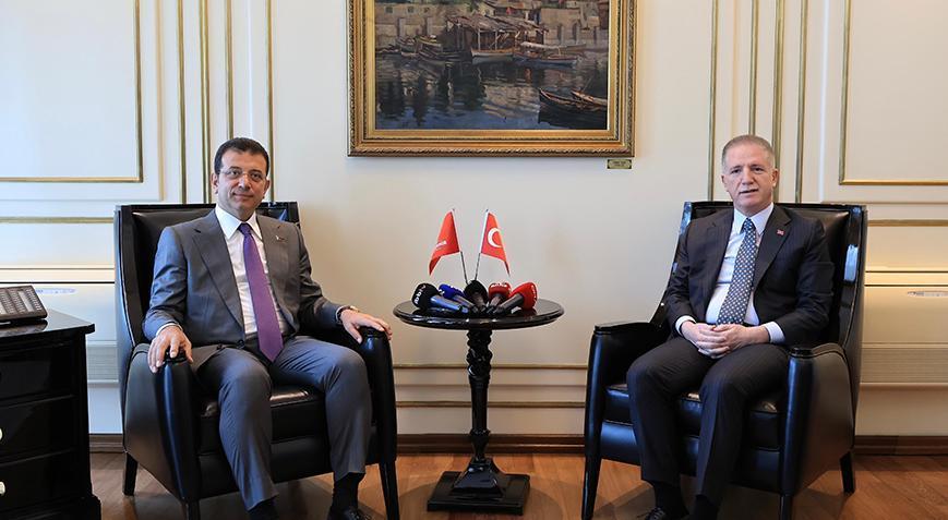 İstanbul Valisi Gül’den Ekrem İmamoğlu’na ziyaret