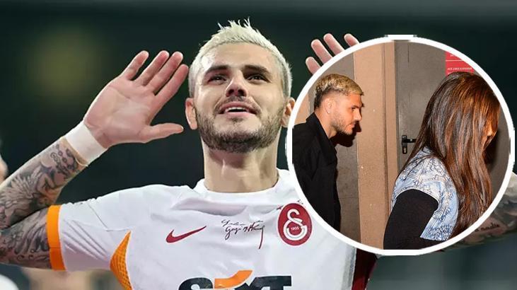 Icardi ve Wanda Nara İstanbul gecelerinde! Ünlü futbolcuya tezahürat yağdı