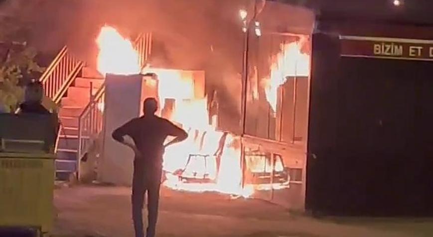 Bursa’da et lokantasında korkutan yangın!