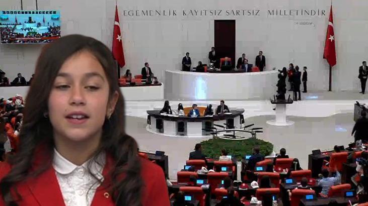 TBMM’de Çocuk Özel Oturumu! Aysima Arslan’dan 23 Nisan vurgusu