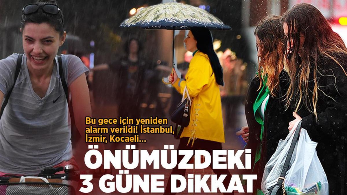 Son dakika… Meteoroloji haritayı güncelledi! Önümüzdeki 3 güne dikkat