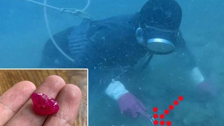 Denizin dibinde bulduğu taş zengin etti! Bir anda dolar milyoneri oldu