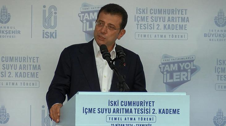 ‘İstanbul’un su meselesini ciddiye alıyoruz’