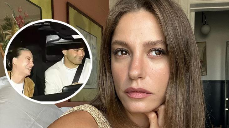 Mert Demir ile aşkı belgelenmişti! Serenay Sarıkaya kulisten verdiği pozunu paylaştı