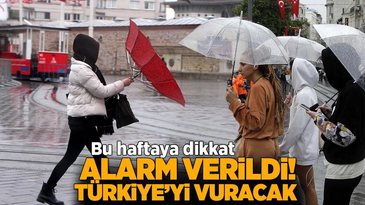 Son dakika… Meteoroloji’den tüm yurt için uyarı üstüne uyarı geldi! Bu haftaya dikkat