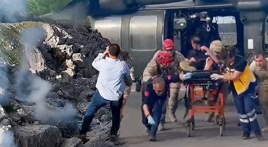 Batman ve Elazığ’da 2 kişiyi yılan soktu! Askeri helikopter fark etsin diye ateş yakmışlar