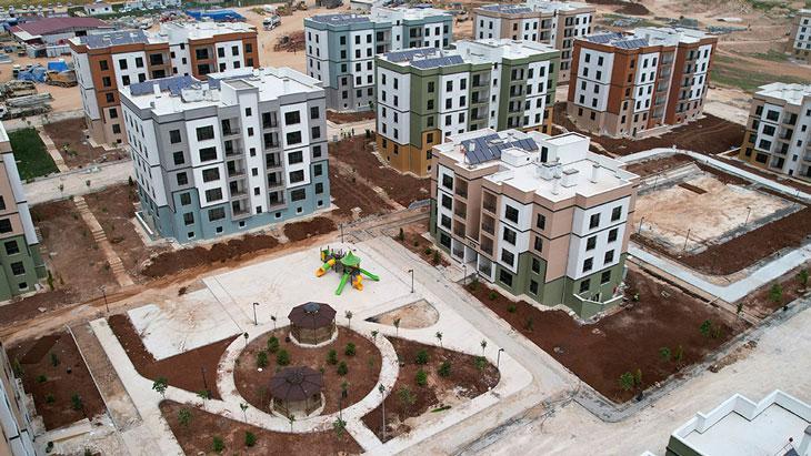 Depremzede konutları hızla yükseliyor