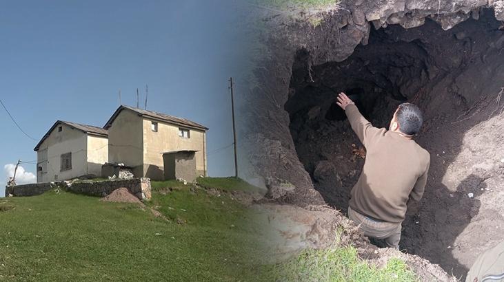 Define avcıları sınır tanımıyor! Ahırdan tünel kazarak tümülüsün altını oydular