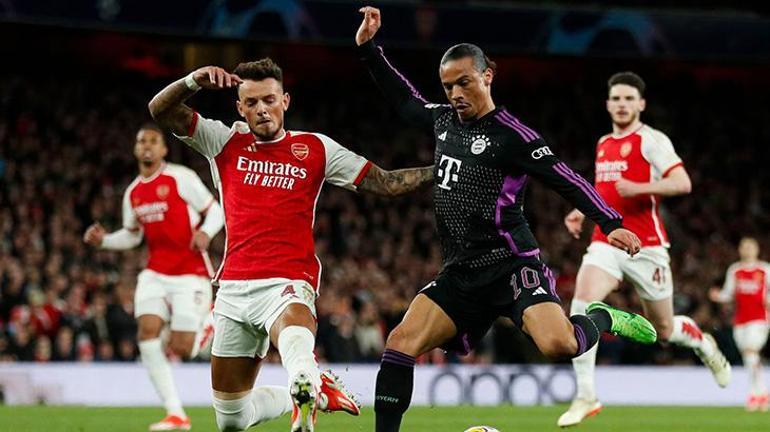 Şampiyonlar Ligi'nde geceye damga vuran pozisyon! Arsenal-Bayern Münih maçında büyük skandal