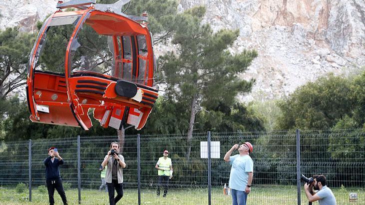 Teleferik faciasının ardından 36 kabin yere indirildi