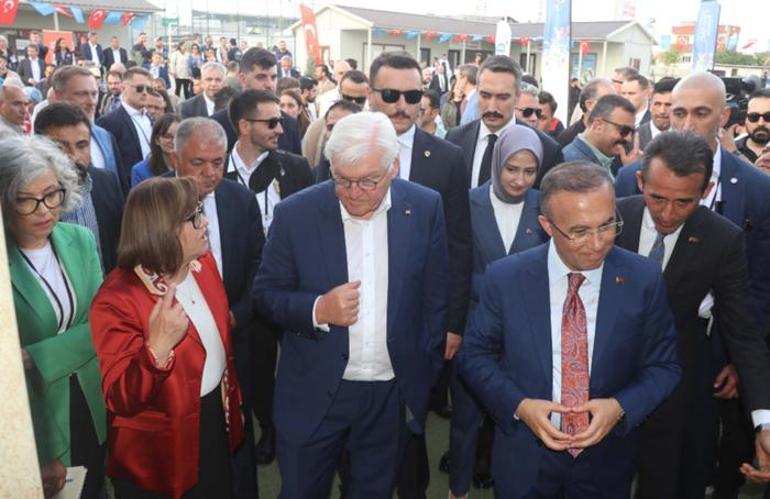 Almanya Cumhurbaşkanı Steinmeier deprem bölgesini ziyaret etti