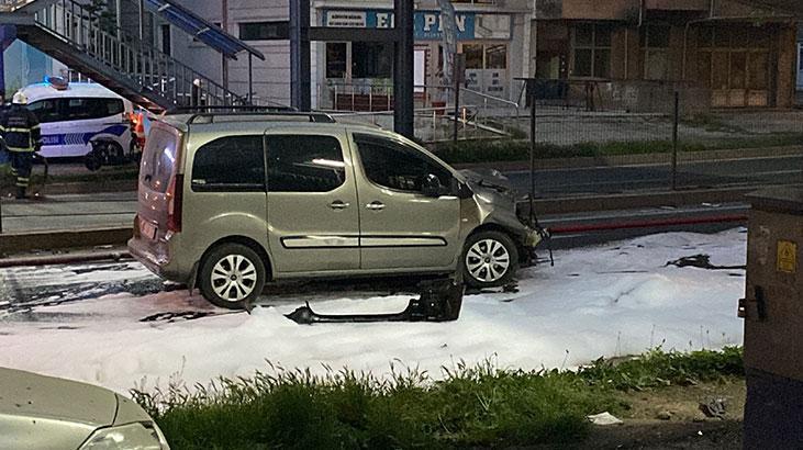 Gölcük'te tehlikeli anlar! Tanker kaza yaptı, patlama riskine karşı evler tahliye edildi