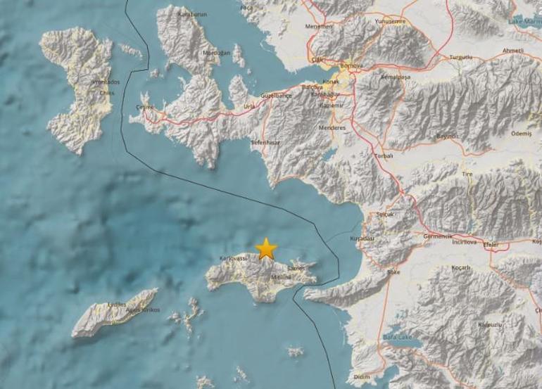 Son dakika: İzmir'de 4.5 büyüklüğünde deprem