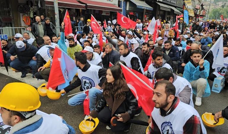 'İşçi kenti'nde Çinli mühendisler yürüdü