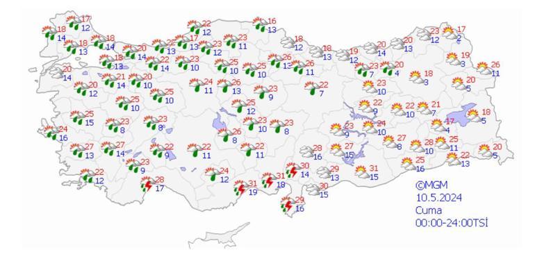 Meteoroloji hava durumu raporunu yayımladı: 11 ile dikkat! 'Kuvvetli geliyor'