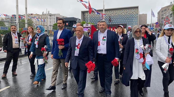 HAK-İŞ Taksim’de! Kazancı Yokuşu’nda 1 Mayıs anma programı