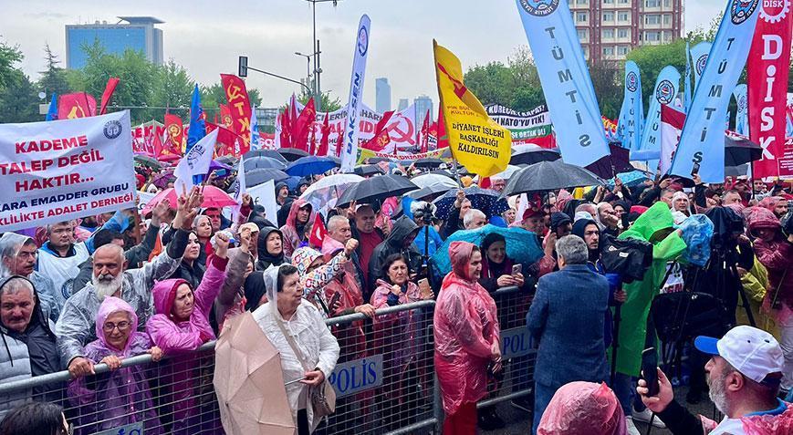 Ankara’da 1 Mayıs! Kutlamalar 3 saat sürdü