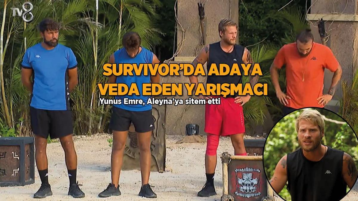 Survivor All Star’da adaya veda eden yarışmacı belli oldu! Yunus Emre, Aleyna’ya sitem etti
