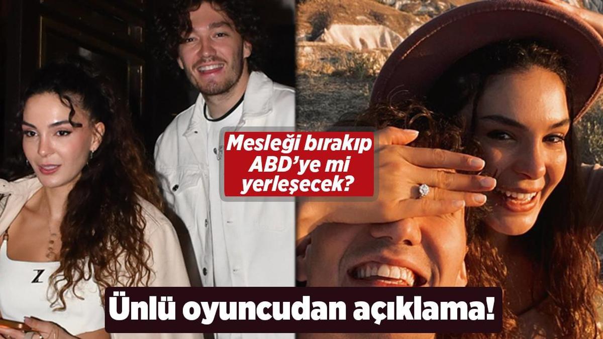 Oyunculuğu bırakıp, Amerika’ya mı yerleşecek? Ebru Şahin’den açıklama