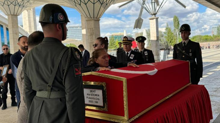 Şehit Astsubay Ata Göçmen son yolculuğuna uğurlandı! ‘Oğlumun 8 Mayıs doğum günüydü’