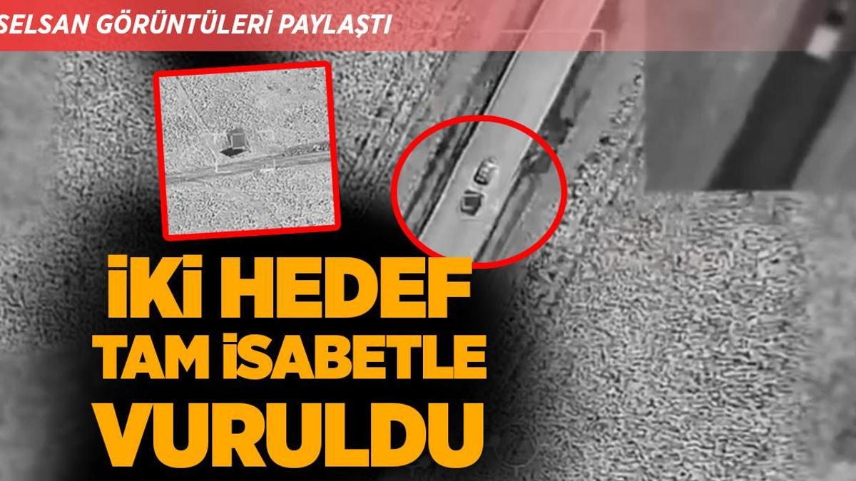 Sabit ve hareketli kara hedefleri tam isabetle vuruldu
