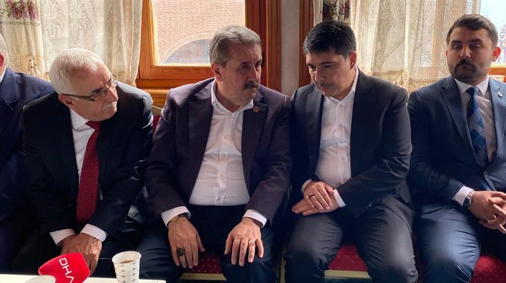 BBP lideri Destici’den Cumhurbaşkanlığı Özel Kalem Müdürü Doğan’a taziye ziyareti